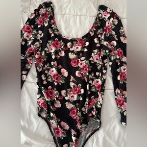 Charlotte Russe Floral Bodysuit